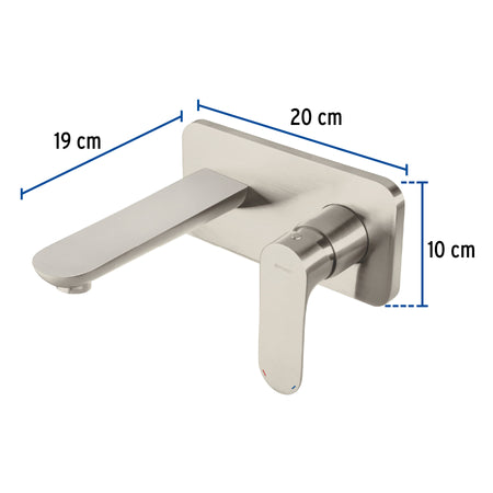 Monomando a pared para lavabo satin FOSET RIVIERA