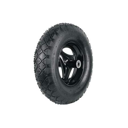 Llanta completa neumática 16', incluye eje y baleros, Pretul