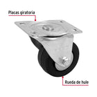 Rodaja hule 3', placa giratoria c/balero, carga 60kg, FIERO 3', 60kg