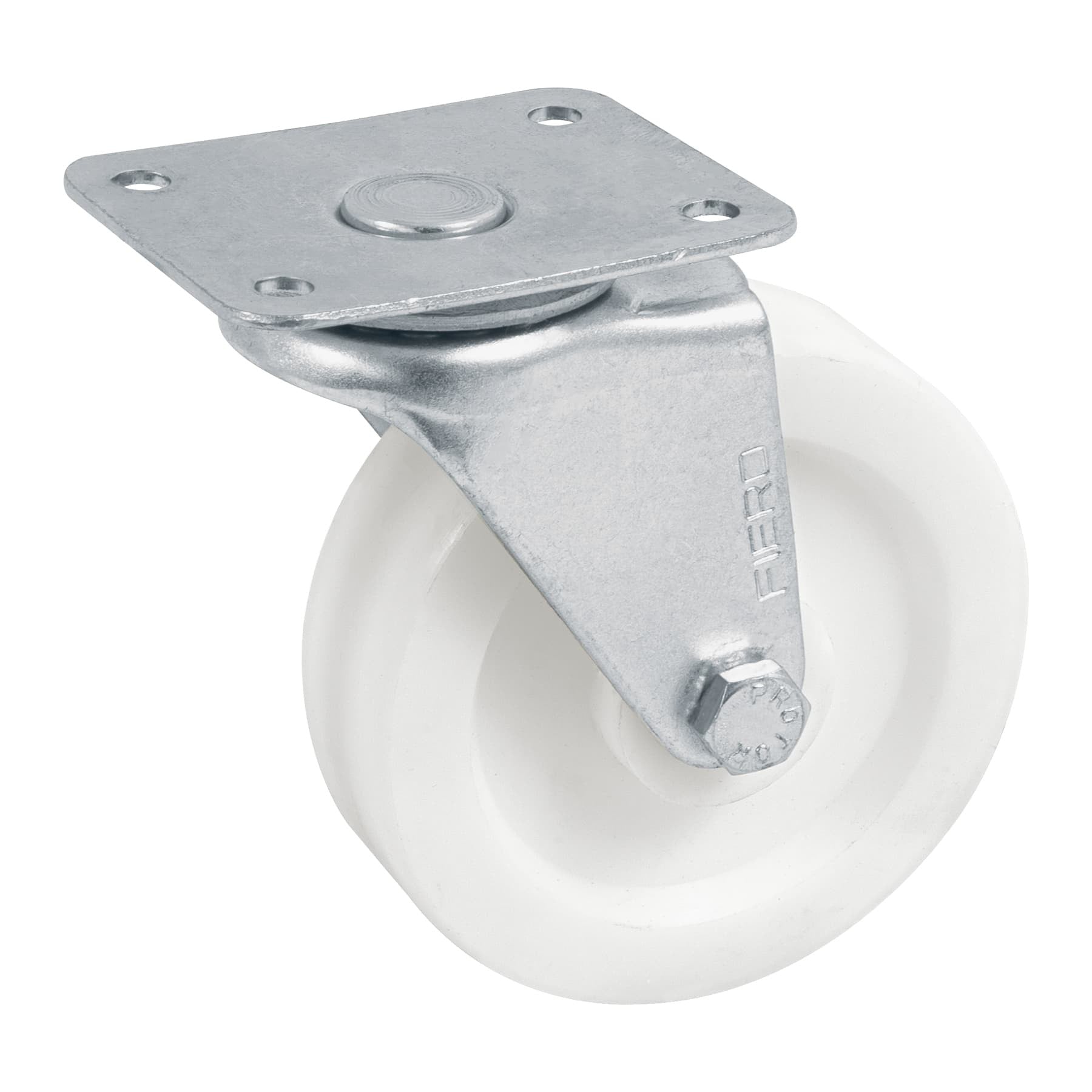 Rodaja de polietileno placa giratoria con buje FIERO 3"