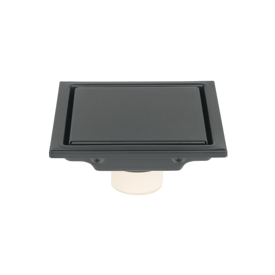 Resumidero reversible 4" anti olores acero inox negro AQ