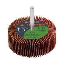 Rueda flap de grano 120 Truper 3"