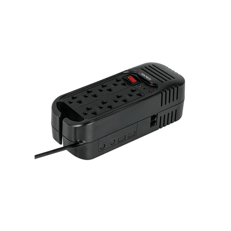 Regulador de voltaje de 1600 VA / 800 W 8 contactos Volteck