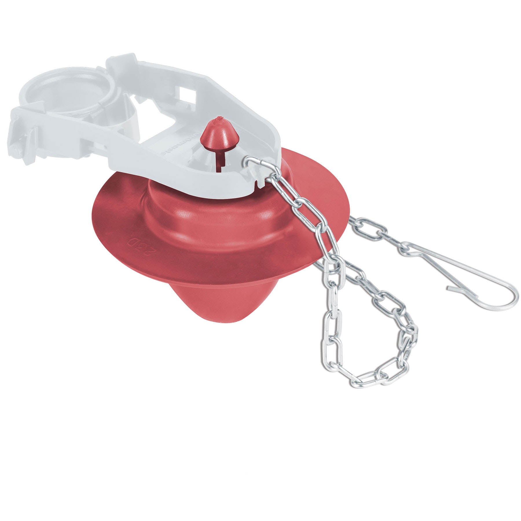 Sapo 2" para WC silicona marco rigido cadena inox FOSET