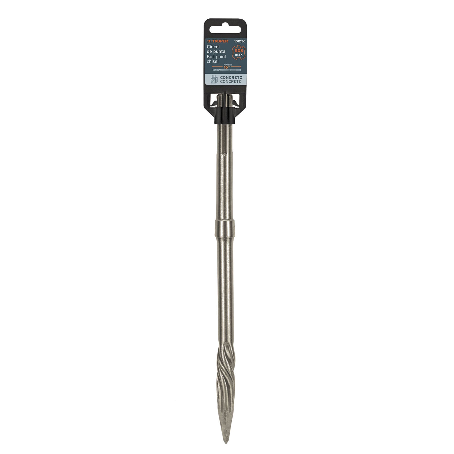 Cincel de punta SDS max de 16" Truper