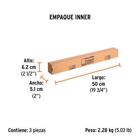 Cincel de punta SDS max de 16" Truper