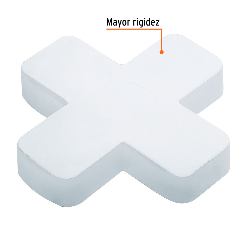 Bolsa con 75 separadores de 10 mm de losetas, TRUPER 10 mm