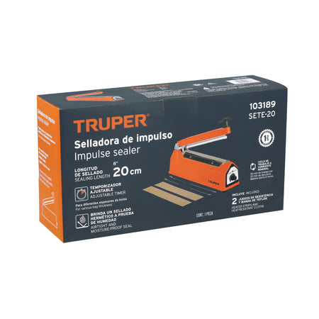 Selladora termica Truper 20 cm