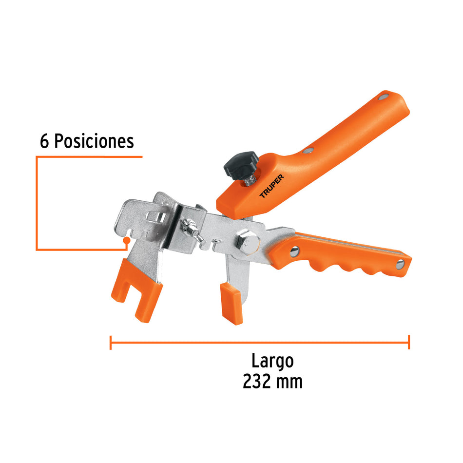 Pinza niveladora de azulejos, TRUPER