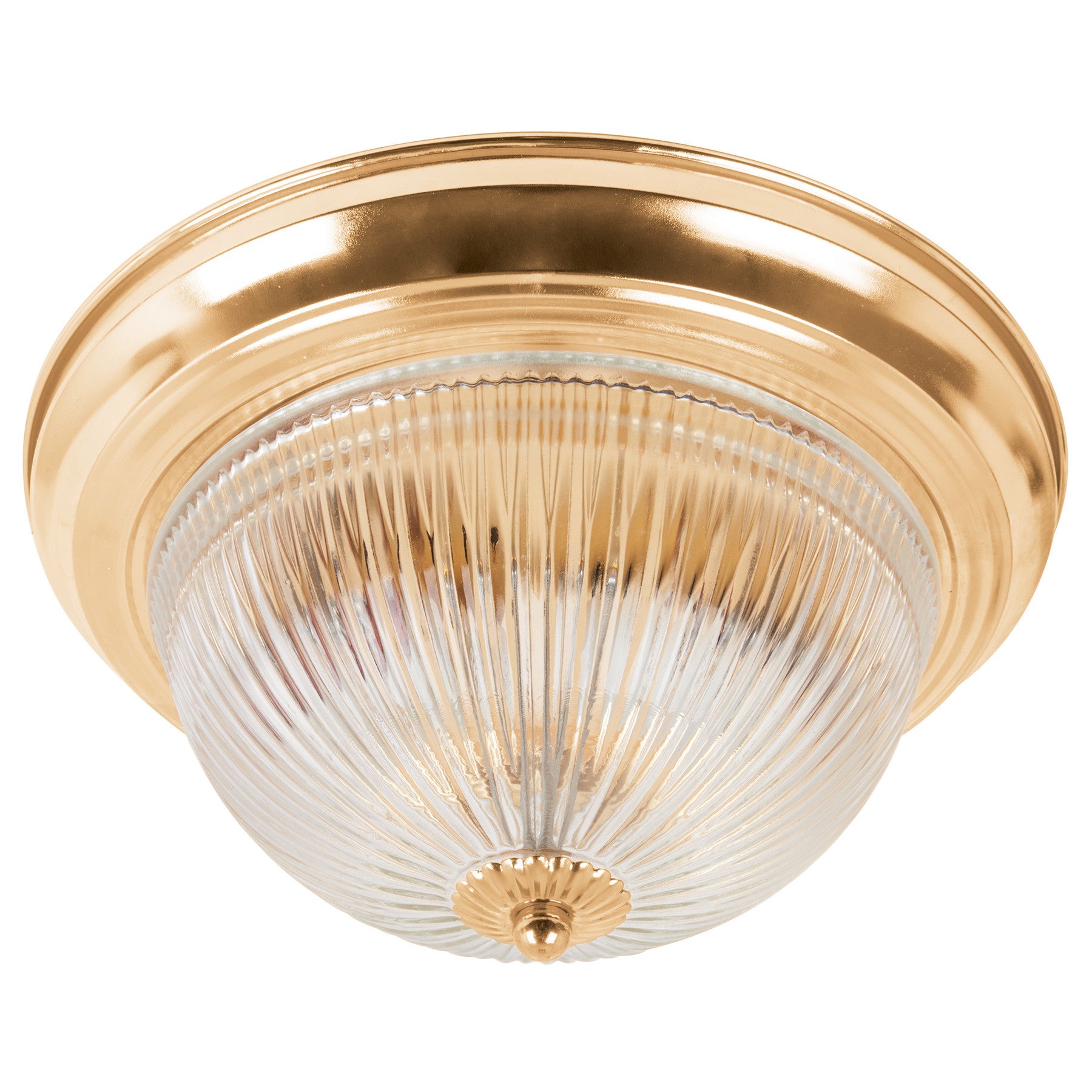 Luminario decorativo 15x28 cm pantalla cristal s/lamparas