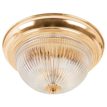 Luminario decorativo 15x28 cm pantalla cristal s/lamparas