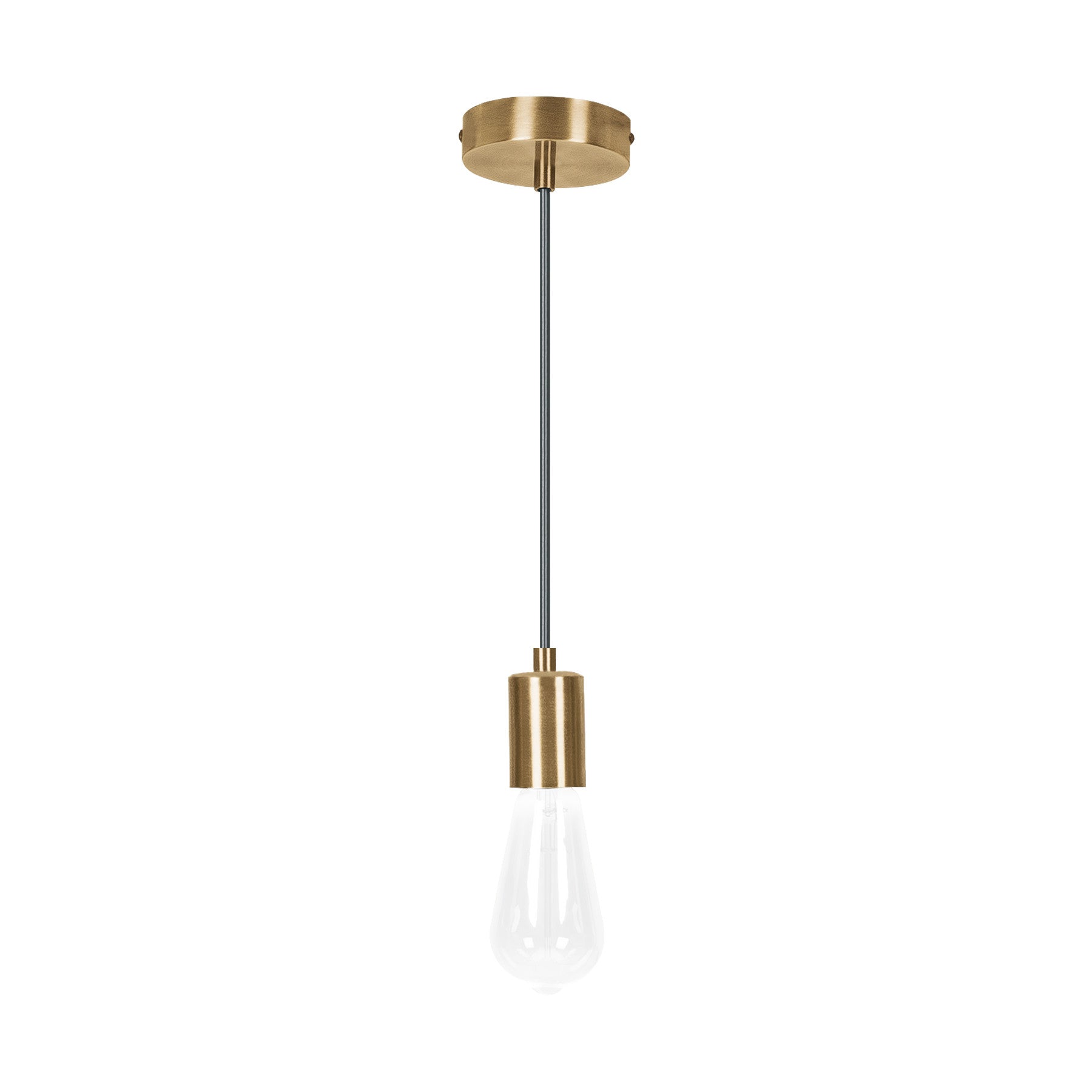 Socket colgante metalico hierro antiguo VOLTECK