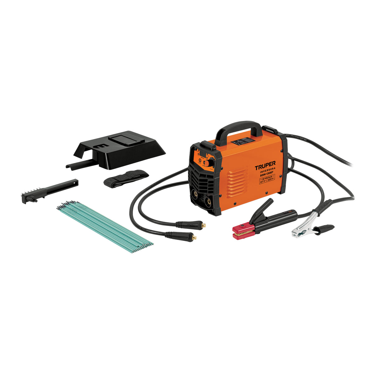 Soldadora inversora, 130A, Bi-voltaje 127/220V, PRETUL 130A, 127/220V