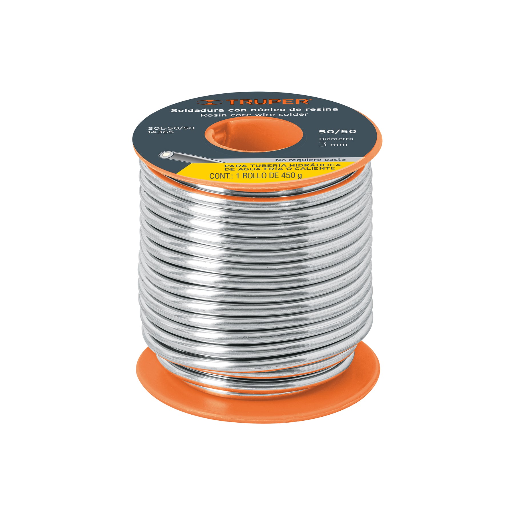 Soldadura 50/50 para tuberia hidraulica 450 g SOLDAFACIL