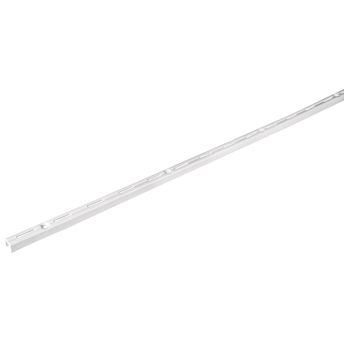 Cremallera sencilla blanca para ménsulas planas, 1m, FIERO 1m, blanca