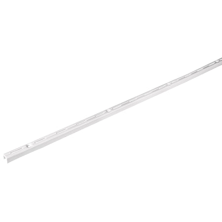 Cremallera sencilla blanca para ménsulas planas, 1m, FIERO 1m, blanca
