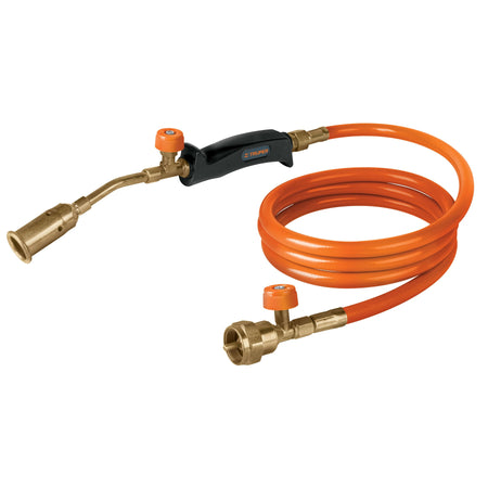 Soplete de acero con manguera de 2 m rosca 1/2" TRUPER