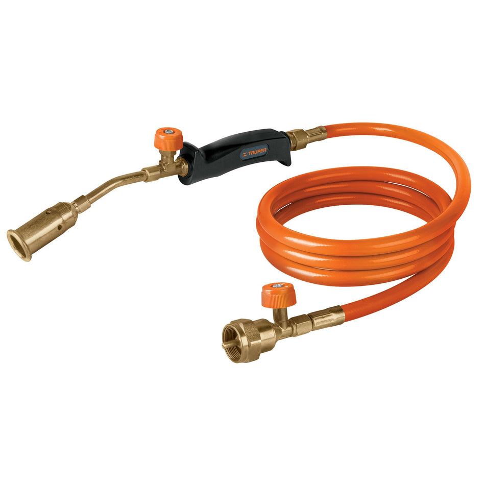 Soplete de acero con manguera de 2 m rosca 1/2" TRUPER