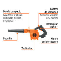 Sopladora para taller 20V sin accesorios TRUPER PRO