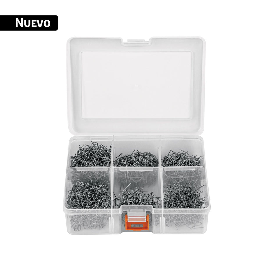 Kit de 1200 grapas para pistola para soldar plástico, TRUPER