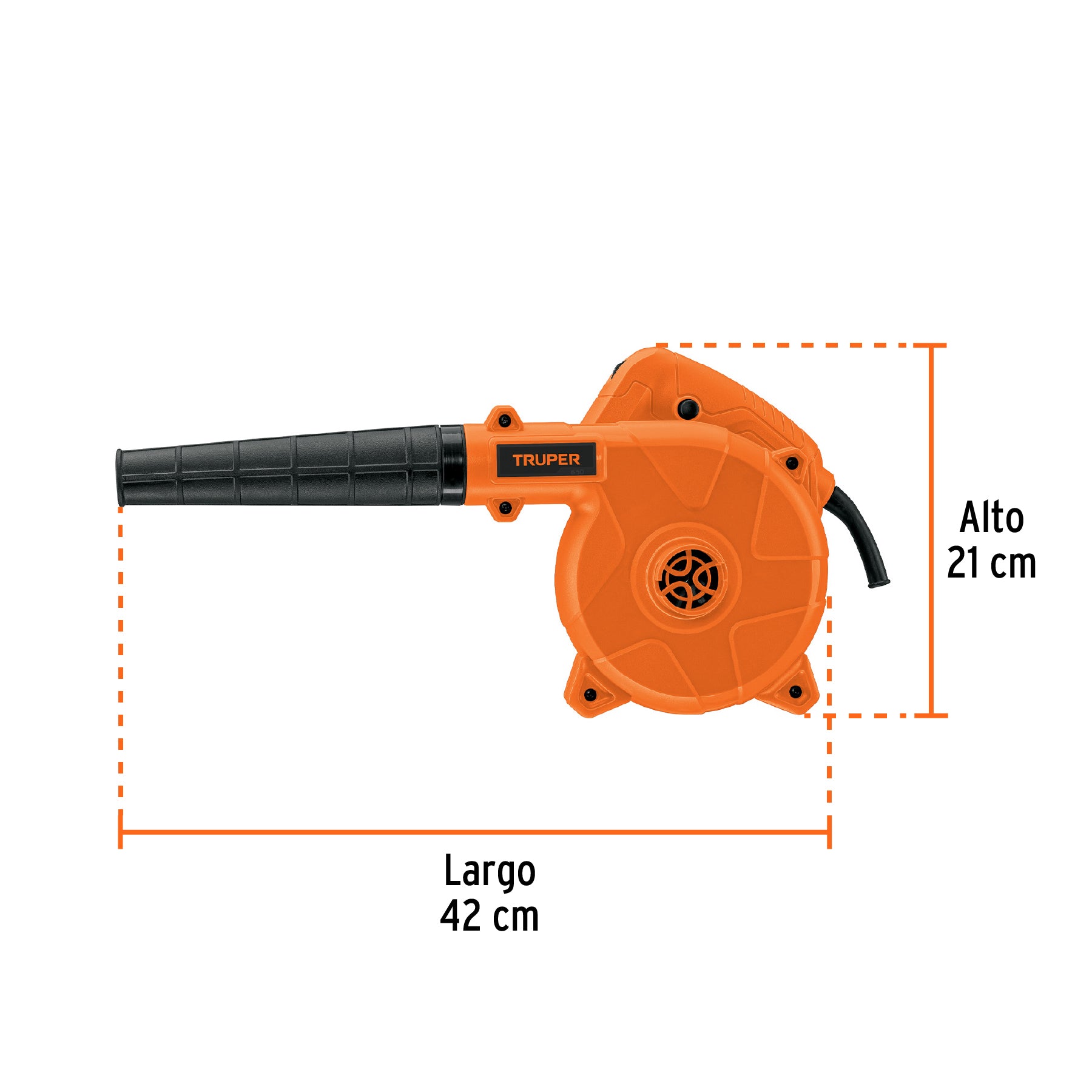 Sopladora/Aspiradora electrica Truper 650W