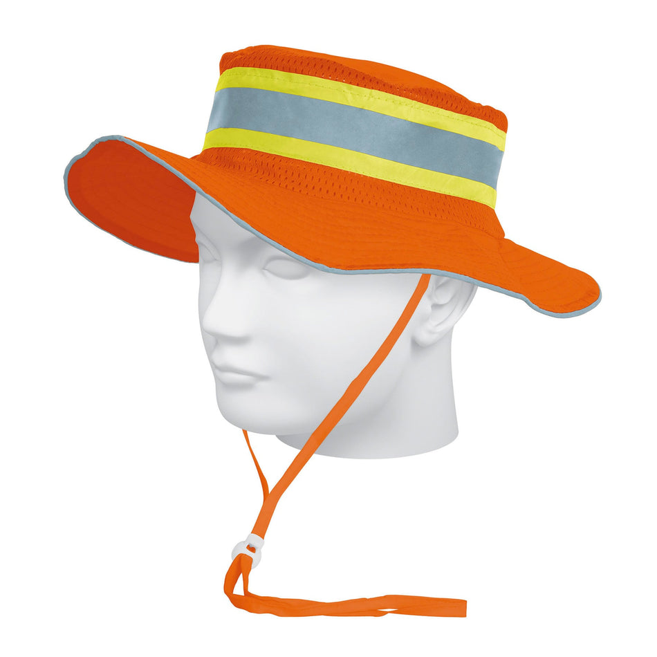 Sombrero alta visibilidad con reflejante Truper naranja