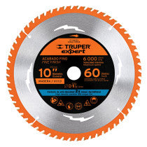 Disco sierra para madera 60 dientes centro Expert 10"