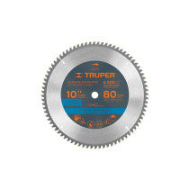 Disco sierra 10" para aluminio 80 dientes centro 5/8"