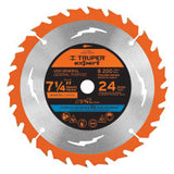 Disco sierra 7-1/4" p/madera 24 dientes centro 5/8" Expert