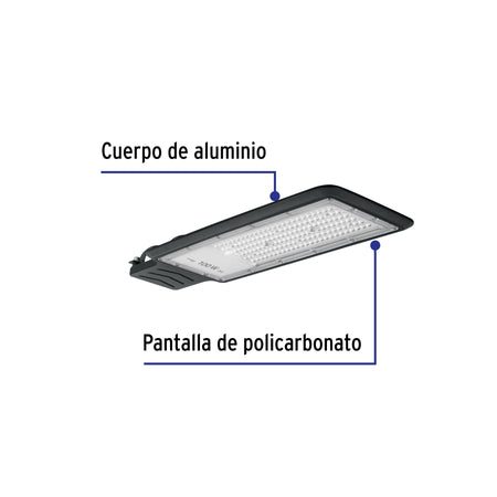 Luminario suburbano LED 100 W 6500 K, VOLTECK BASIC
