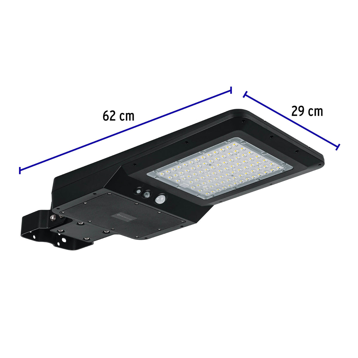 Luminario suburbano solar LED 40 W 6500 K con control remoto