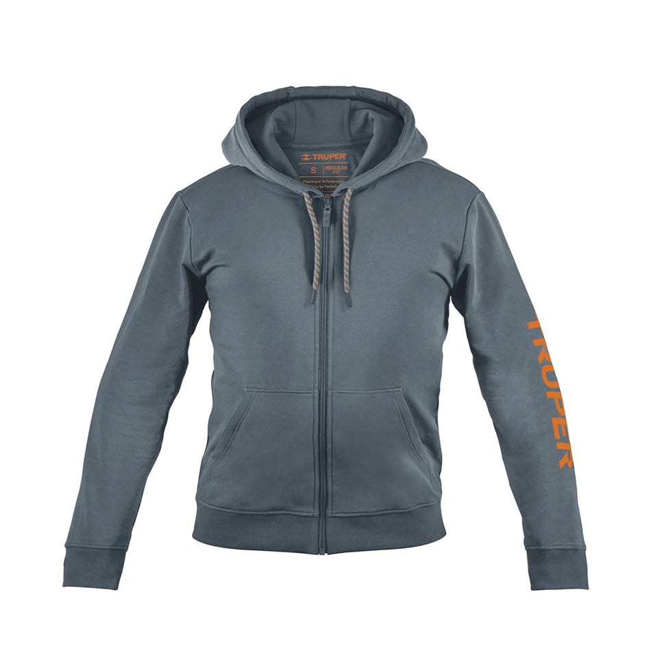Sudadera gris para caballero talla CH Truper