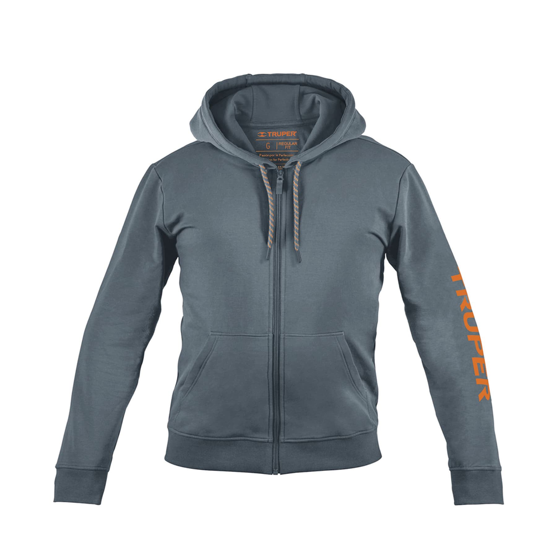 Sudadera gris para caballero talla G Truper