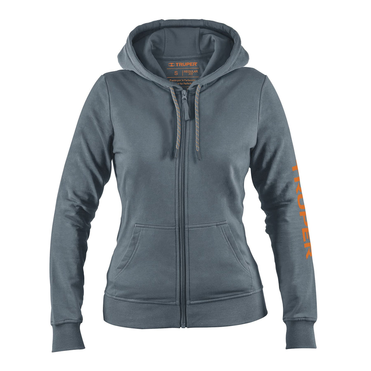 Sudadera gris para dama talla CH Truper