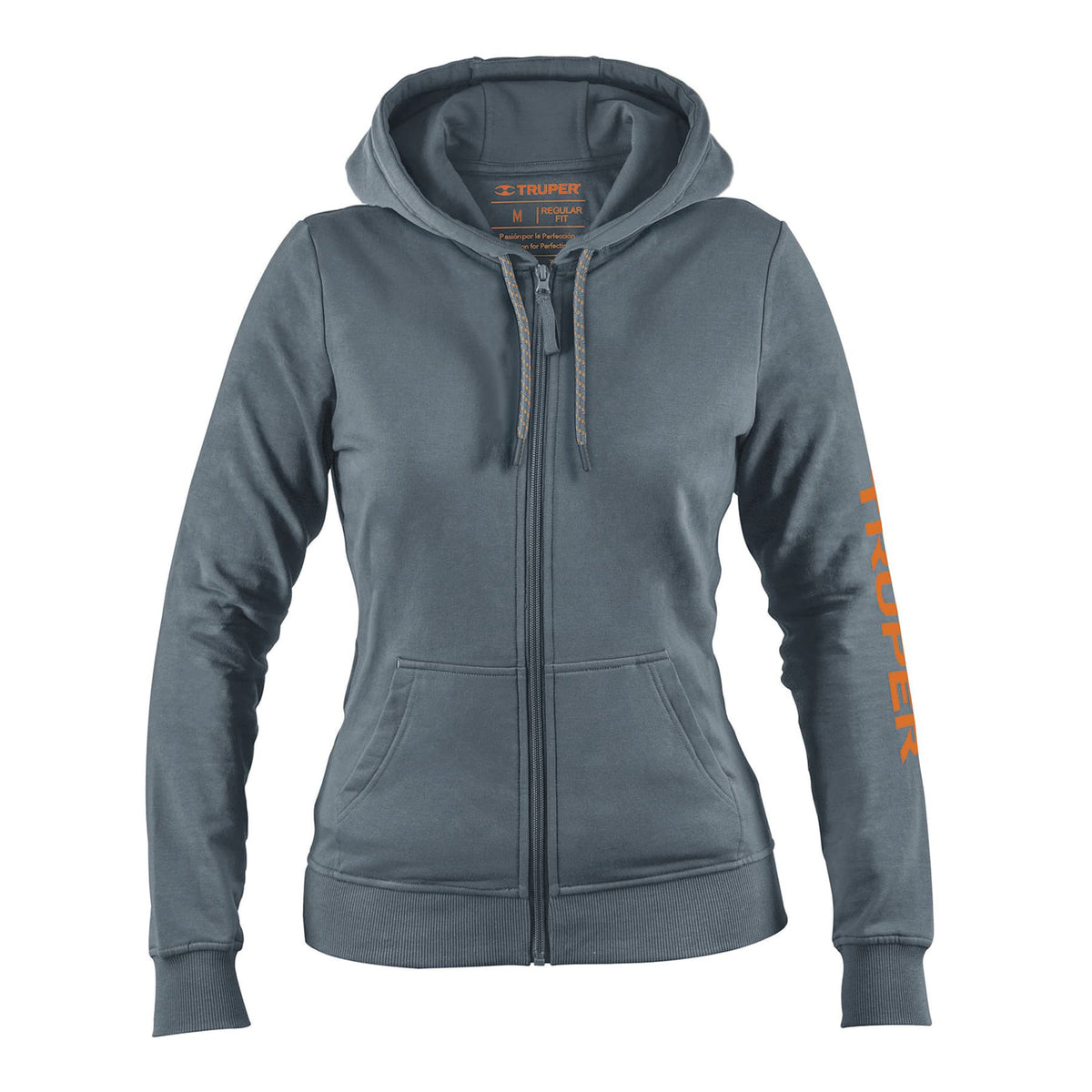 Sudadera gris para dama talla M Truper