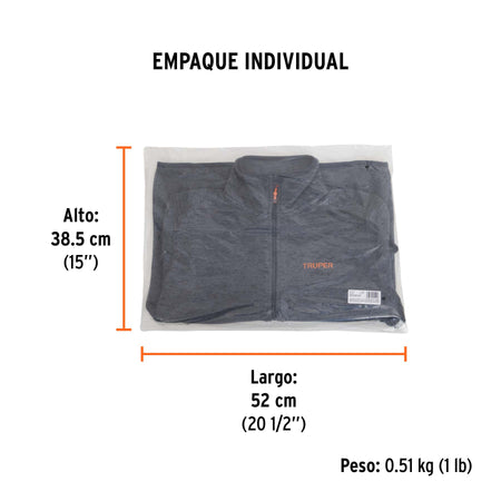 Suéter gris para mujer, talla CH, TRUPER