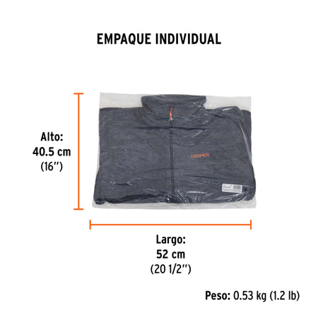 Suéter gris para mujer, talla G, TRUPER