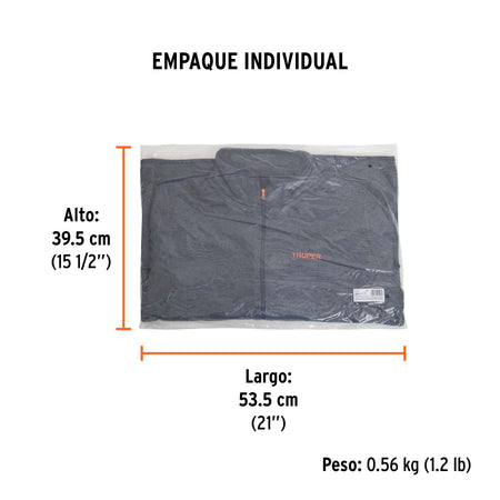 Suéter gris para mujer, talla EG, TRUPER