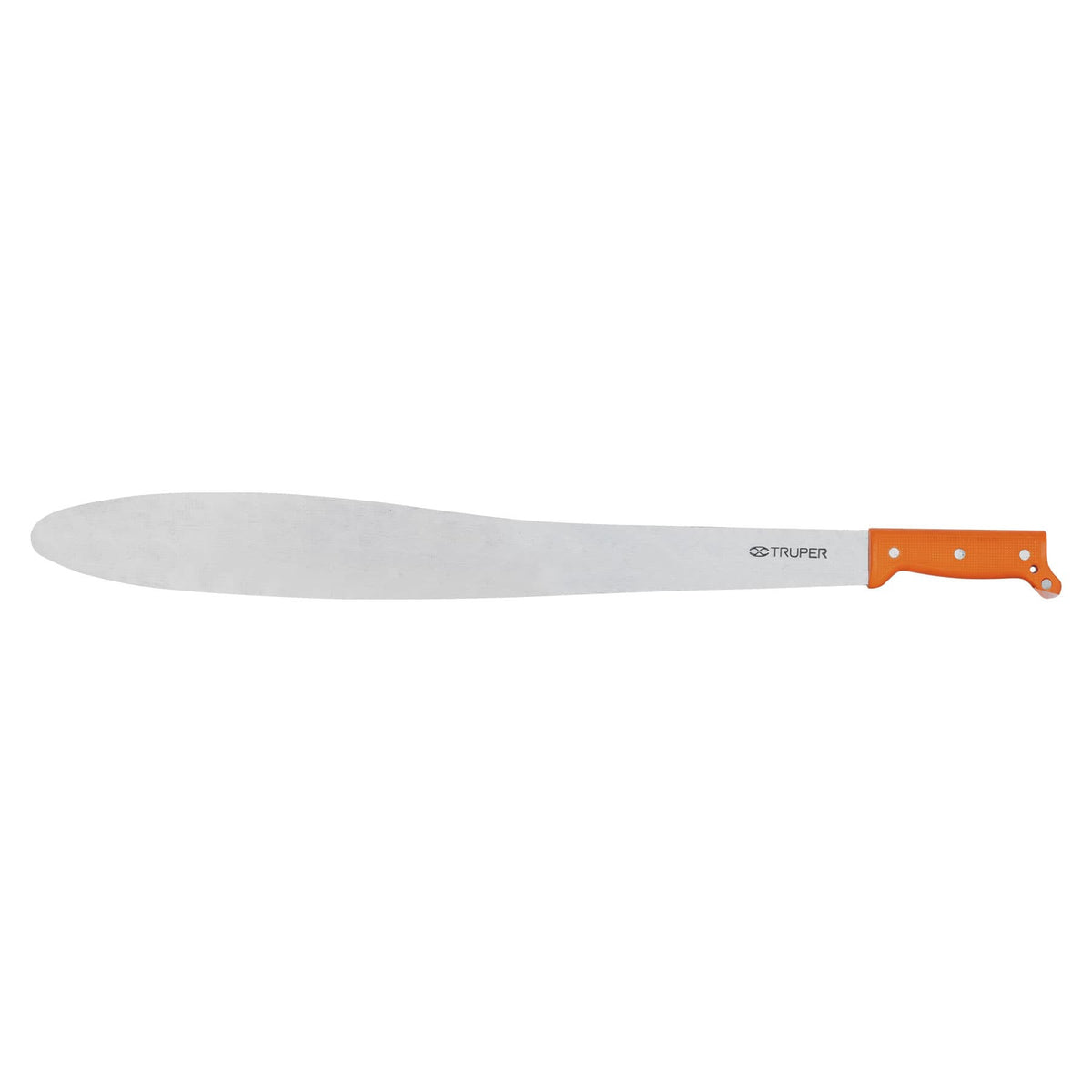 Machete Caguayano 24' cacha naranja remachada, Truper 24', naranja