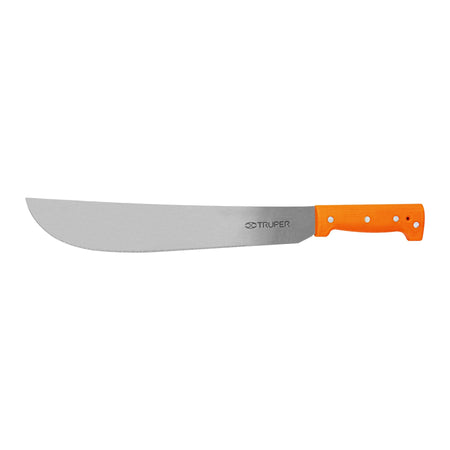 Machete estándar 14' cacha naranja remachada, Truper 14', naranja