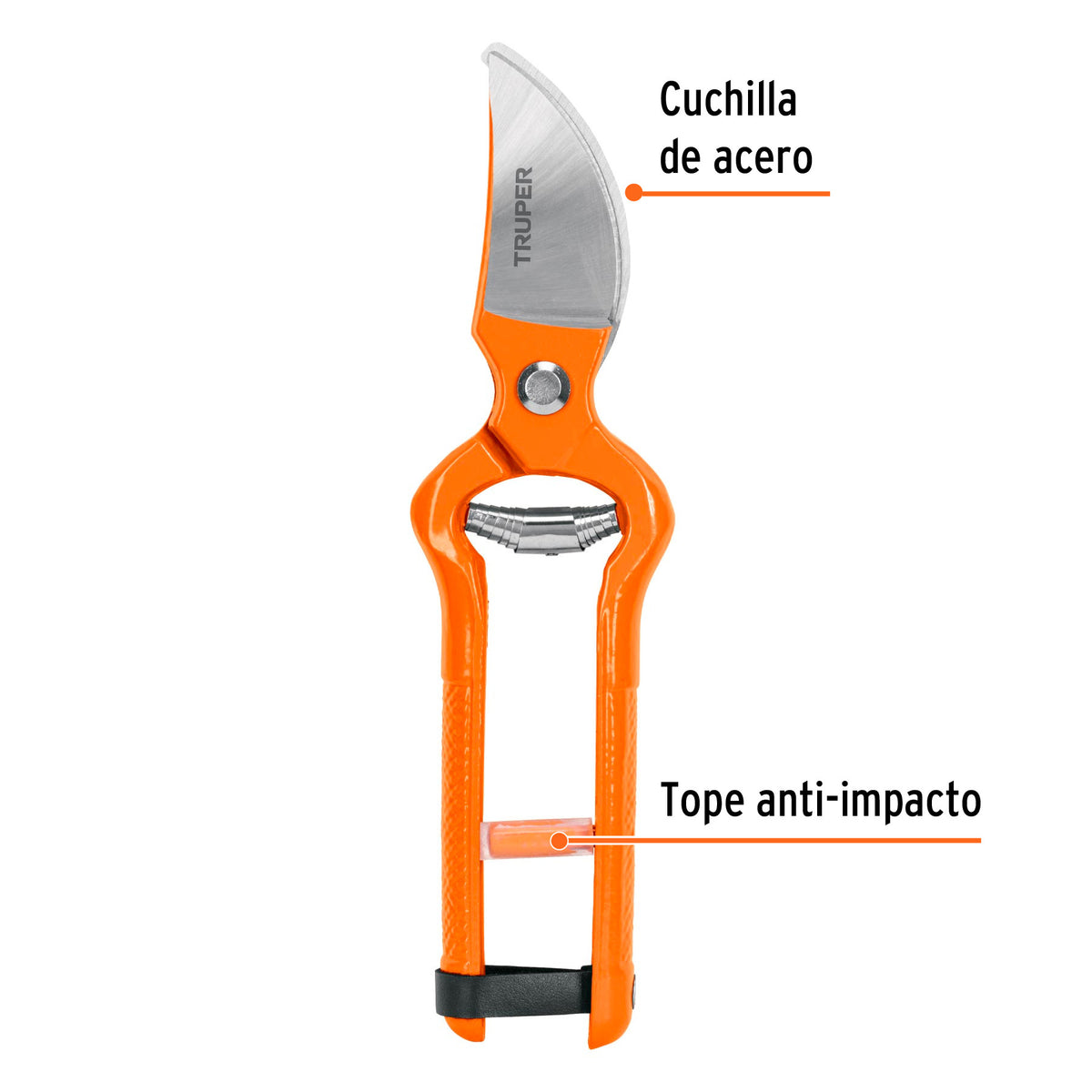 Tijera para poda 10' forjada cuchilla de paso, Truper 10'