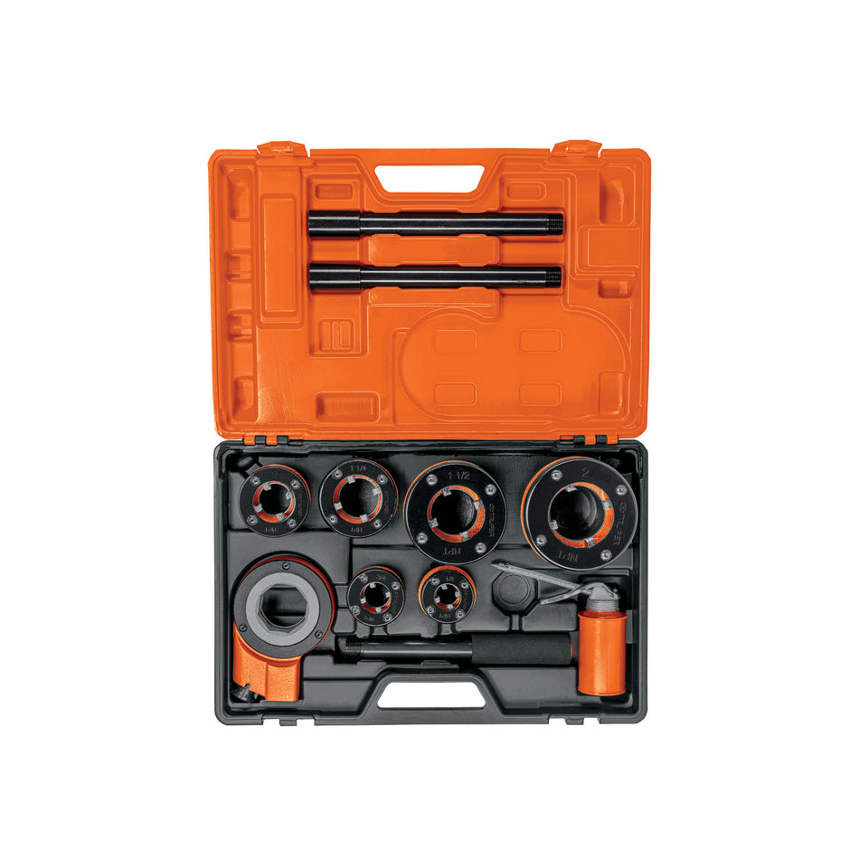 Juego de 7 tarrajas para tubo de 1/2' a 2', Truper Expert