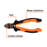 Pinza corte diagonal 5' alta palanca, Comfort Grip, Expert 5'