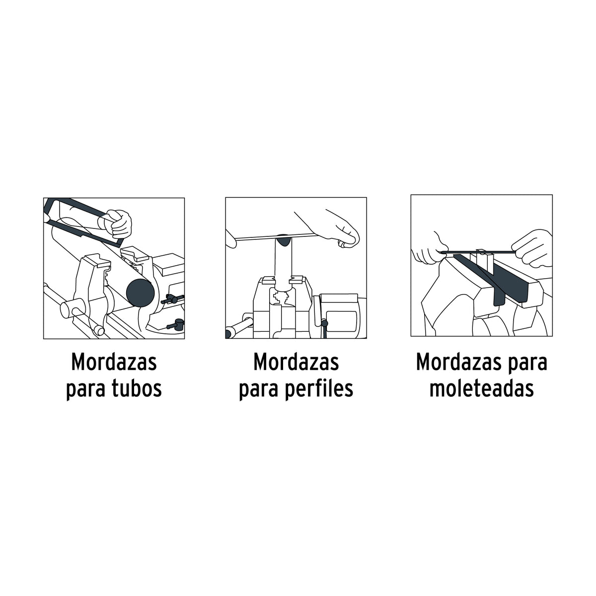 Tornillo de banco 5" multiproposito de hierro ductil Truper