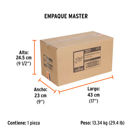 Tornillo de banco 5' industrial de hierro dúctil, Expert