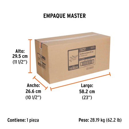 Tornillo de banco 8' industrial de hierro dúctil, Expert