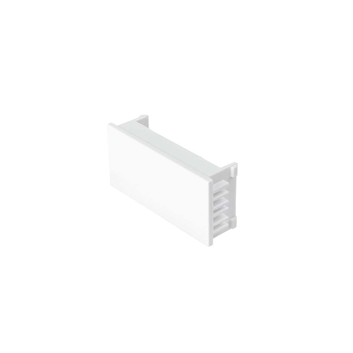 Tapón ciego, 1 módulo, línea Española, color blanco, Volteck blanco
