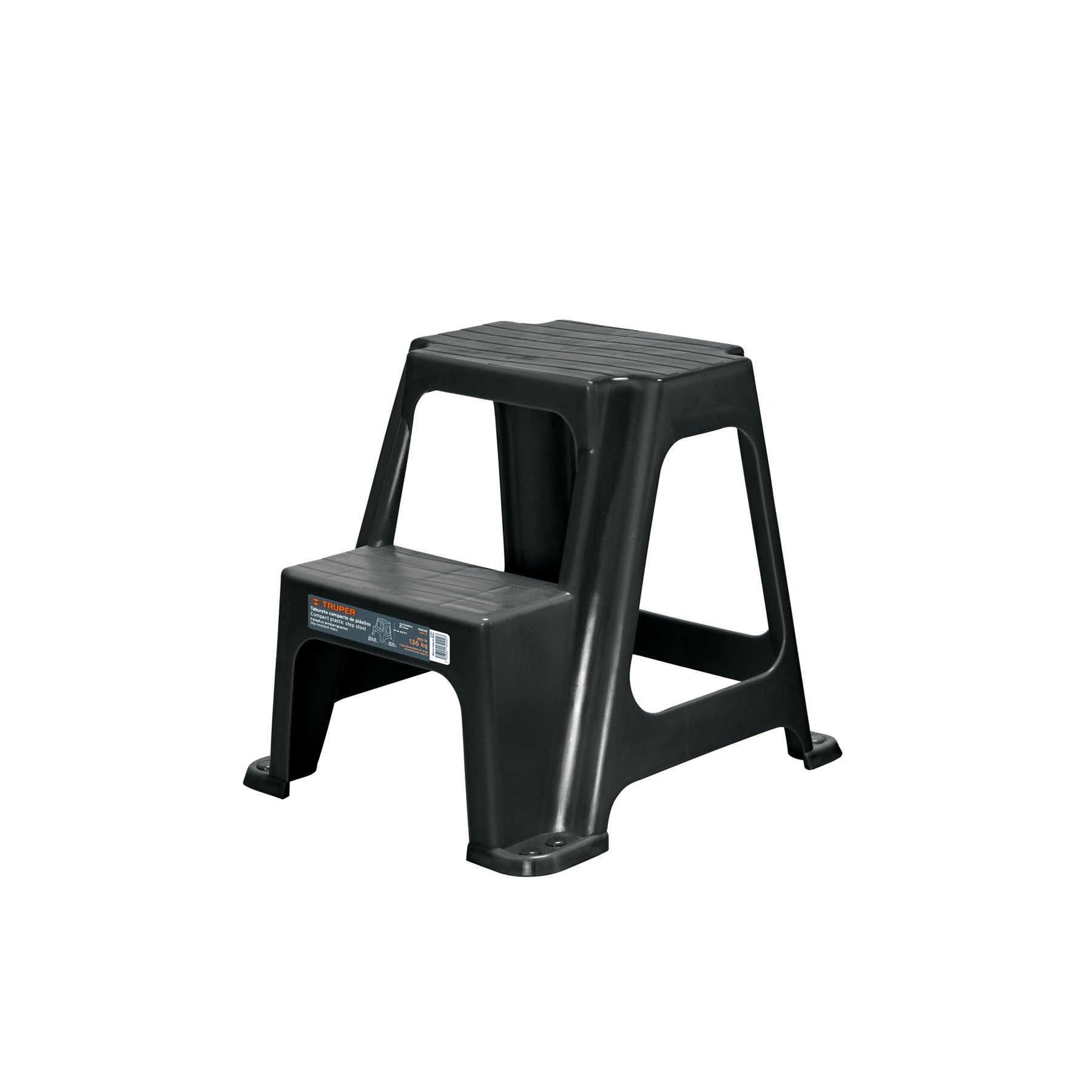 Taburete ligero de plastico 2 peldanos