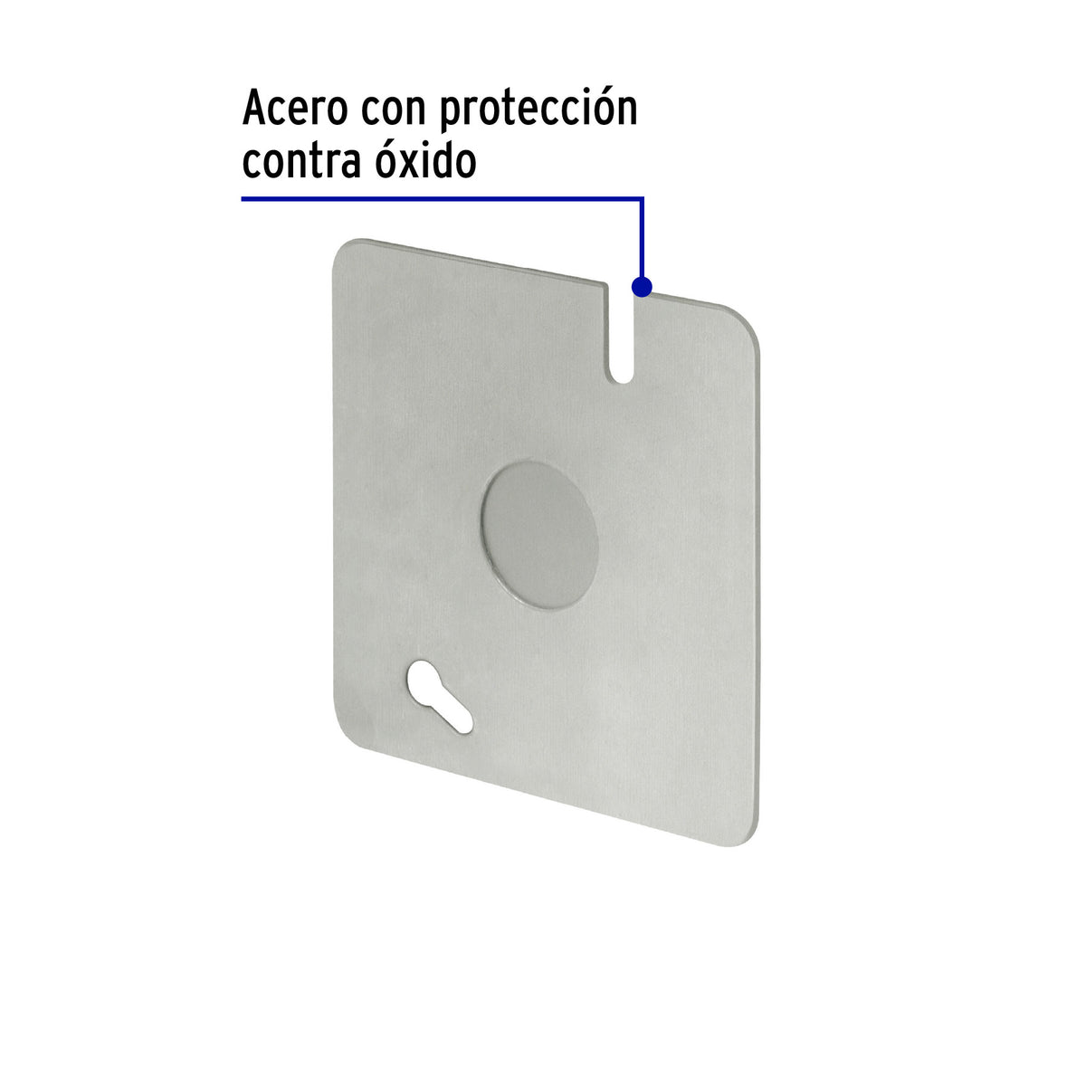 Tapa de 3' x 3' para caja cuadrada económica, Volteck