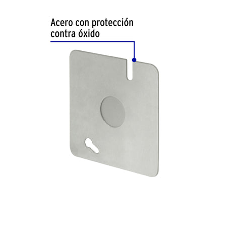 Tapa de 3' x 3' para caja cuadrada económica, Volteck